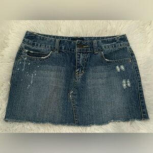 Aeropostale Blue Mini Skirt Jean skirt